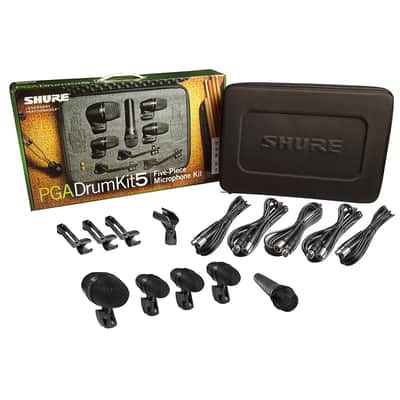 Shure PGADRUMKIT5 5-Piece Drum Microphone Kit Regular