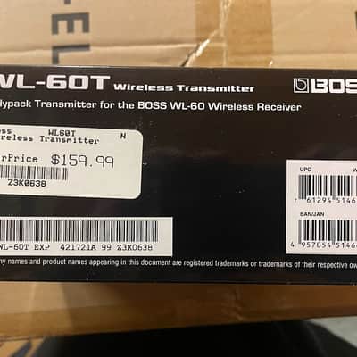 Boss WL-60T Wireless Transmitter - 2018 - Present - Black image 4