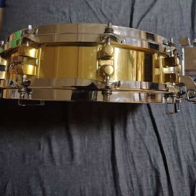 Yamaha SD-935(493) 14x3.5" Brass Piccolo Snare Drum 1987-1996 - Brass image 6