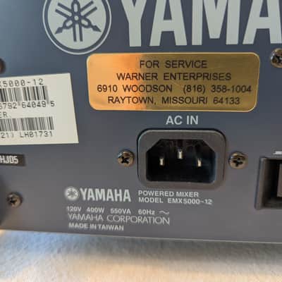 Yamaha EMX 5000 | 12 channel | 2000-2010 | Black image 4
