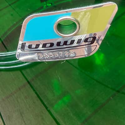 Ludwig Zep “Bonzo” kit ‘22-‘23 - Green Vistalites image 10