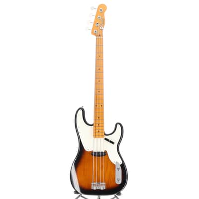 Fender Certified Pre-Owned American Vintage II 1954 Precision Bass, Maple Fingerboard, 2-Color Sunburst (J9) (V1562) image 5