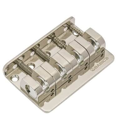 Babicz FCH Z SERIES 4 String Bass Bridge, Nickel image 3