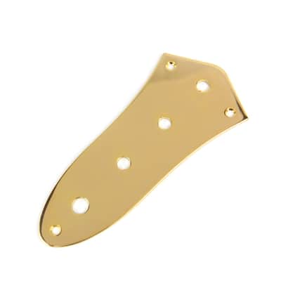 Replacment Metal Control Plate For  Jazz Bass JB style bass Guitar, Gold Plated