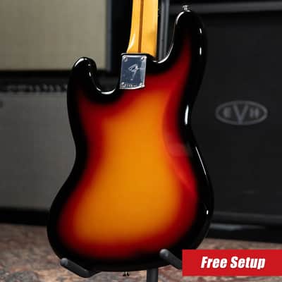 Fender Vintera III Early '70s Jazz Bass - 3-Color Sunburst with Gig Bag image 2