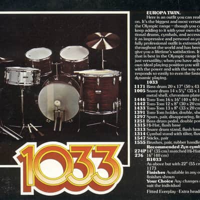 PREMIER OLYMPIC FLUSH BASE 1315 - Hi Hat Stand Vintage 70s image 9