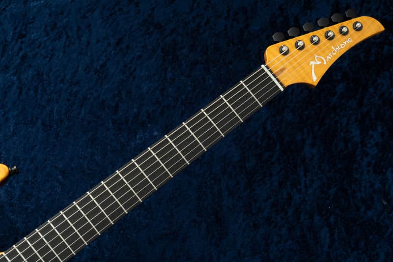 Marchione Set Neck Carved Top 1P Figured Maple Top -Amber- | Reverb