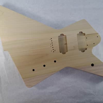Unfinished Poplar HxH Guitar Body- 7 string - Destroyer Fits Ibanez (tm) Universe Neck J2347 image 1