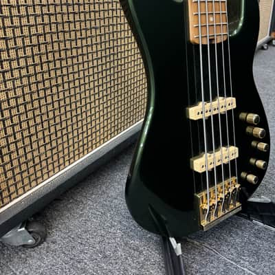 Charvel Pro-Mod San Dimas Bass JJ V 5 String 2021 - Lambo Green Metallic image 5