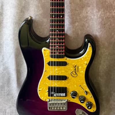 Fretlight FG-551 LTD Edition Orianthi Signature Quilted Maple Top 2015 - Transparent Purple image 1