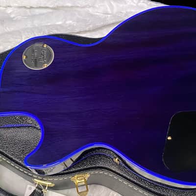 NEW! Gibson Dealer Select Custom Shop Les Paul Custom Blue Widow AAA Figured Flame Top - Authorized Dealer - 10.2lbs - G07460 image 10