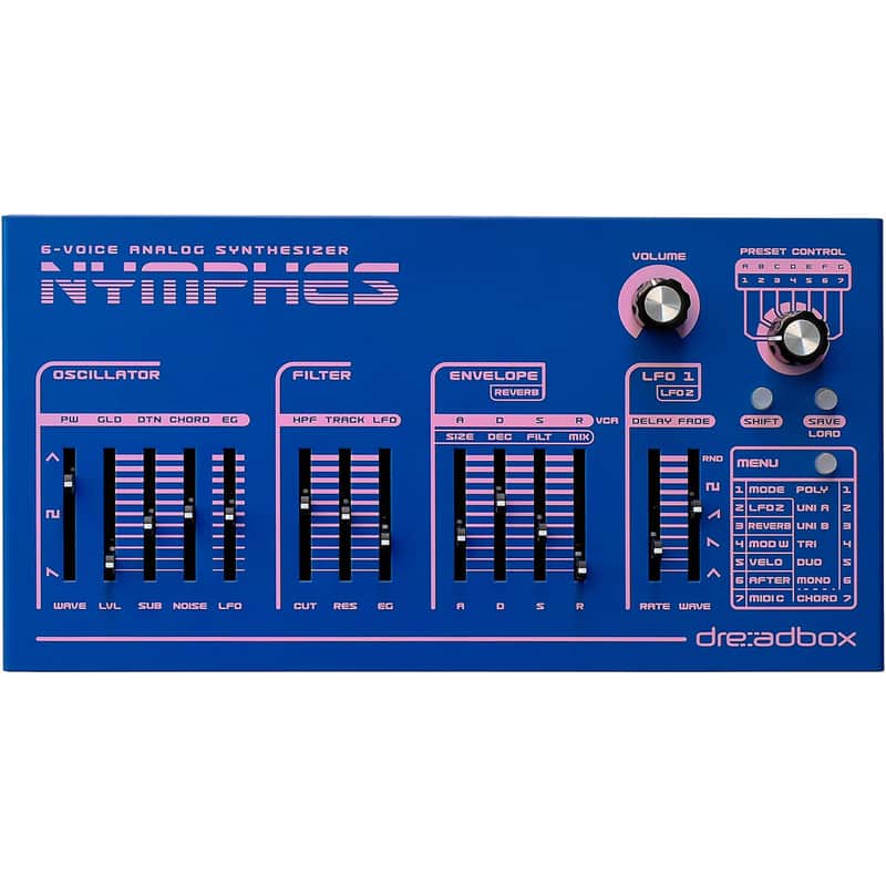ほぼ未使用 Dreadbox Nymphes 6ボイス・アナログシンセサイザー Dreadbox Nymphes 6-voice Desktop Analog Synthesizer | Reverb