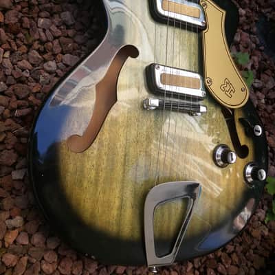 Meazzi Sceptre Vintage rare hollywood 1960 Greenburst image 3