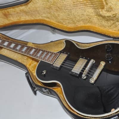 Epiphone Japan Les Paul Custom Black Electric Guitar Ref No 6789 image 1