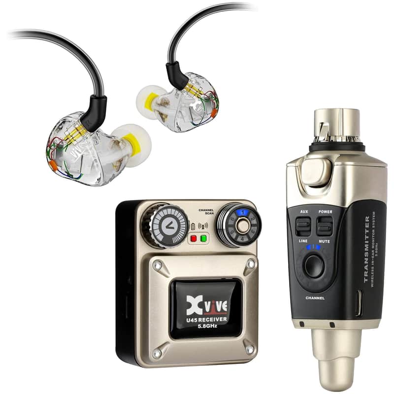 Xvive U45T9 5.8 GHz Digital Wireless In-Ear Monitor System with T9 Earphones image 1