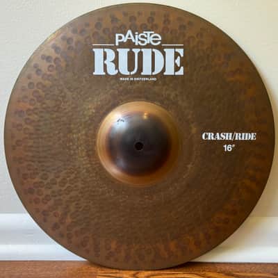 Paiste 16" RUDE Crash/Ride Cymbal 2011 image 1