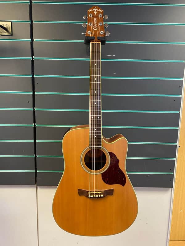 Crafter DE6/N Natural 2007 Electro Acoustic Guitar image 1