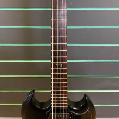 Epiphone G-400 Gothic SG 2003 Pitch Black Electric Guitar w/ EMG HZ Pickups image 4