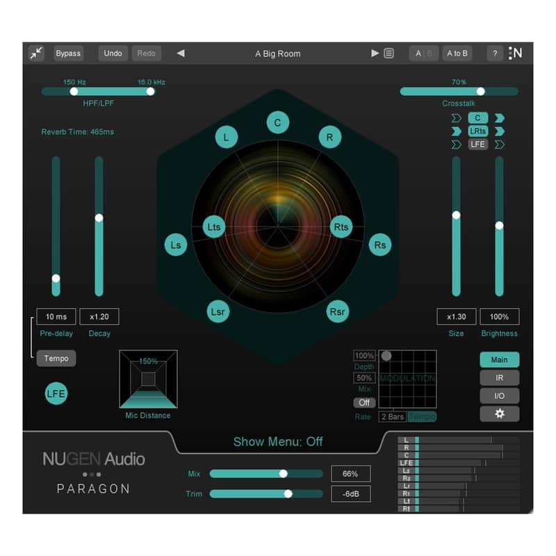 NUGEN Paragon Immersive True Convolution Reverb 7.1.4 Atmos (Card) image 1