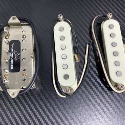 Suhr Thornbucker & Suhr V60 Low Peak with Ibanez DMX9 H-S-S 9 Channels | Azes40 Switch | Brushed Nickel Finish | Expedited Delivery Included | image 5