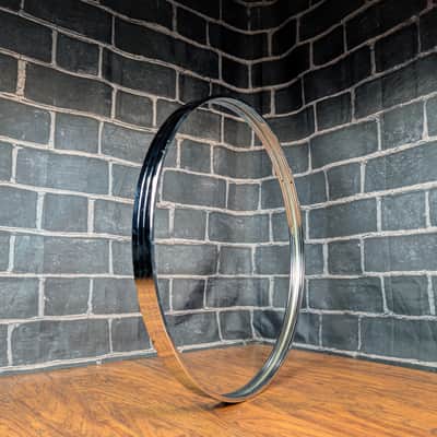 Tama 24" Swingstar Steel Bass Drum Hoop – 1980s Made in Japan • Chrome • Vintage MIJ Hardware • Strong, Durable Steel Hoop image 4