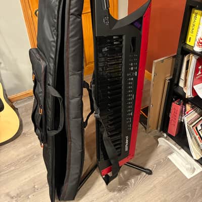 Roland AX-Edge 49 key Keytar 2010's - Red/Black image 2