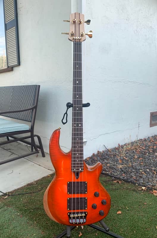 Octave Wals mk2 tribute 2022 Orange flame burst image 1