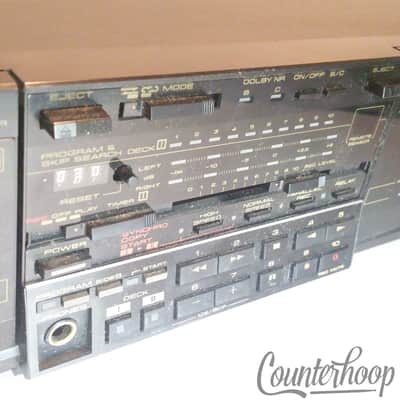 Pioneer CT-1380WR Stereo Cassette Tape Deck Double/Dual Decks Vintage 80s Japan image 3