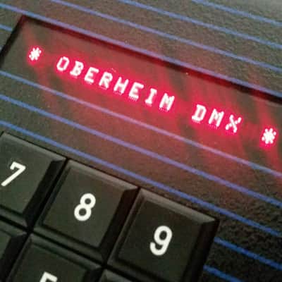 Oberheim DMX/ Factory midi Earlt Eighties Black And Blue image 1