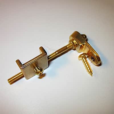 Pickguard ES-335 Style Support Thinline Bracket kit for Archtop/Mandolin ES-335 bracket Gold with mounting hardware image 3