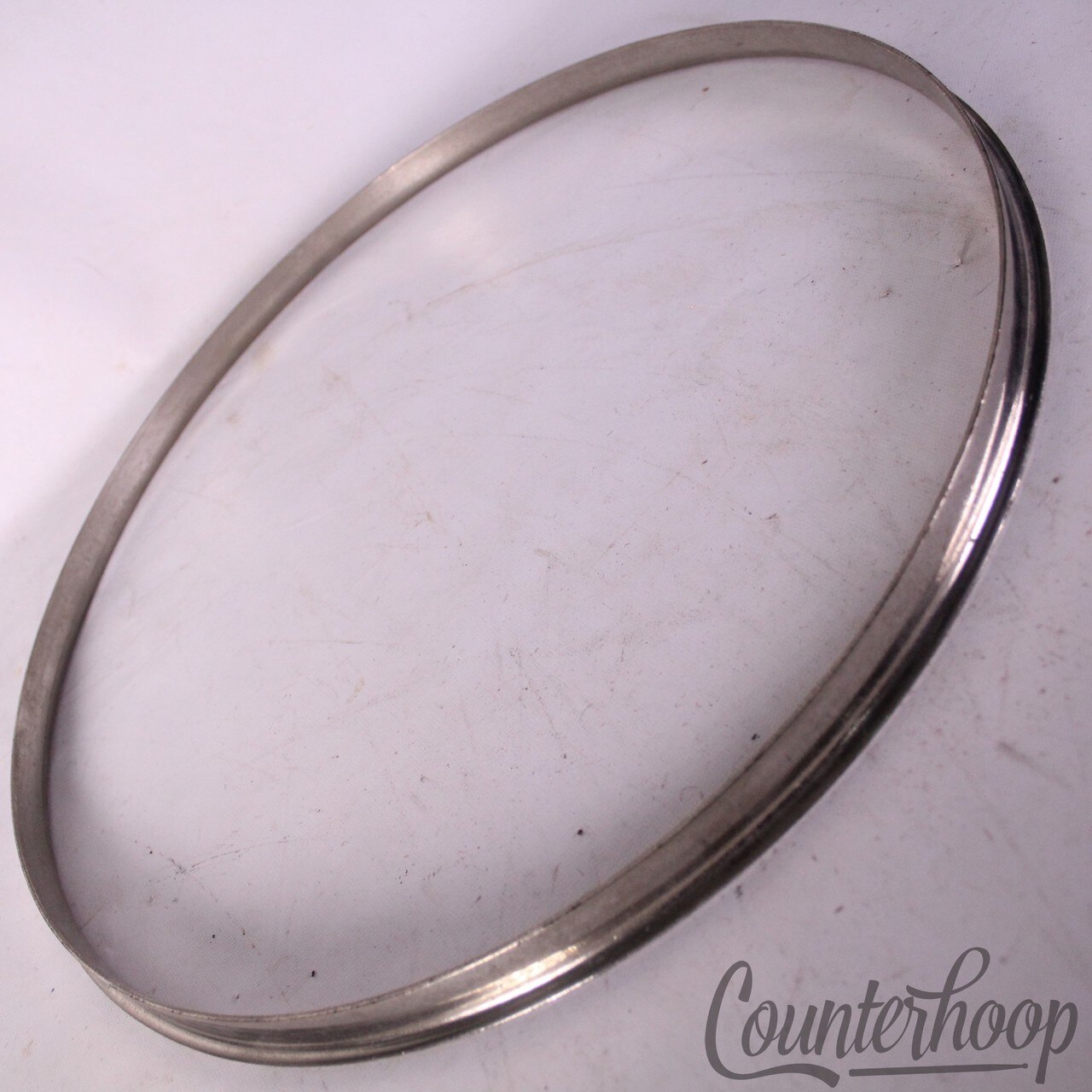 Slingerland 16"Radio King Floor Tom Drum Rim/Hoop Nickel-Brass NOB Vintage 40s* — main photograph