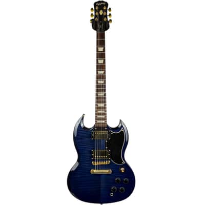 Epiphone SG LTD 2006 - Blue Flametop image 3
