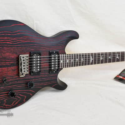 PRS SE Swamp Ash CE 24 Sandblasted Limited Edition - Red (s/n: 4143) image 3