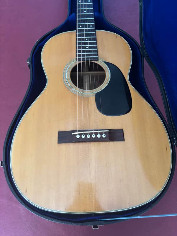 Vintage Jumbo by Tahara – New Yorker / Parlor Folk Guitar – Japanese Workshop – Original Case image 1