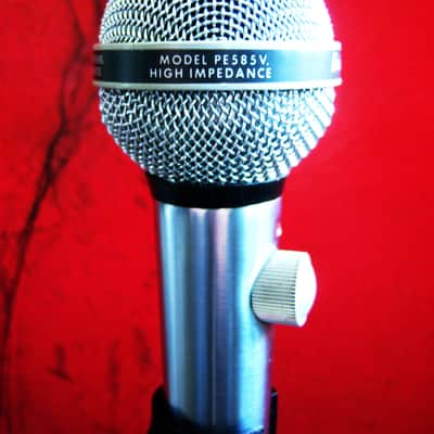 Vintage RARE 1970's Shure PE585SV / 585SAV / 585SA dynamic cardioid microphone Hi Z harp mic w accessories James Cotton image 14