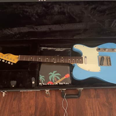 LSL T Bone Tele Masterbuilt By Chris Fleming Lake Arrowhead Blue image 12