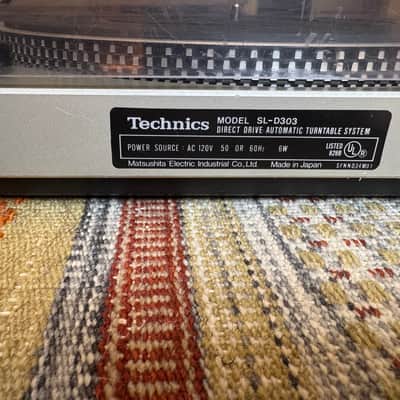 Technics SL-D303 Vintage Direct Drive Turntable image 10