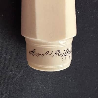 Brilhart Greatneck Tonalin #4 Alto Saxophone Mouthpiece w/ Echobrass Ligature image 1