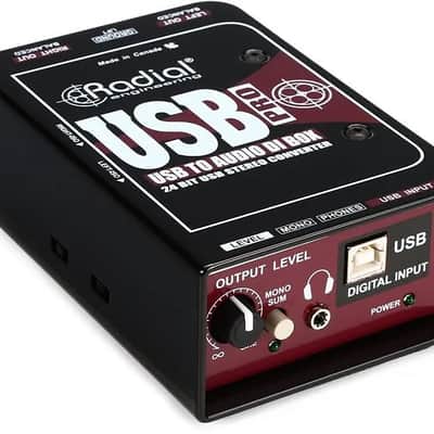 Radial Engineering USB Pro Stereo USB Laptop DI USB-PRO -MINT-in-box! -w/ Free Express Shipping! image 2