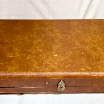 RARE USA GIBSON M-III Miii M3 M-3 ALL AMERICAN RECTANGULAR HARD SHELL TOLEX GUITAR CASE L@@K image 8