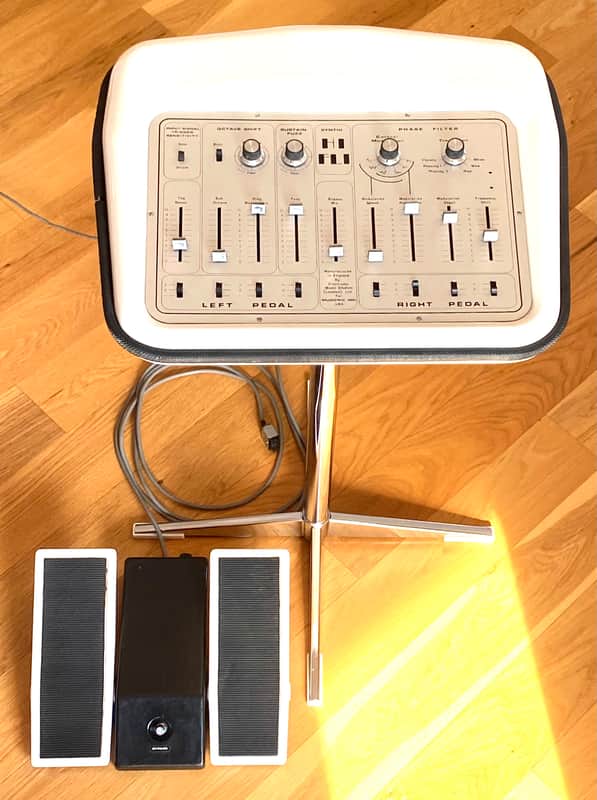 EMS Synthi Hi Fli SERIAL NUMBER ONE w/chrome stand, control pedals, paperwork, original  demo cassette, etc image 1