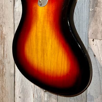 Rare  Mosrite V II Bass Mark Series,  Sunburst W/Matching Headstock, OHSC, Very Cool image 11