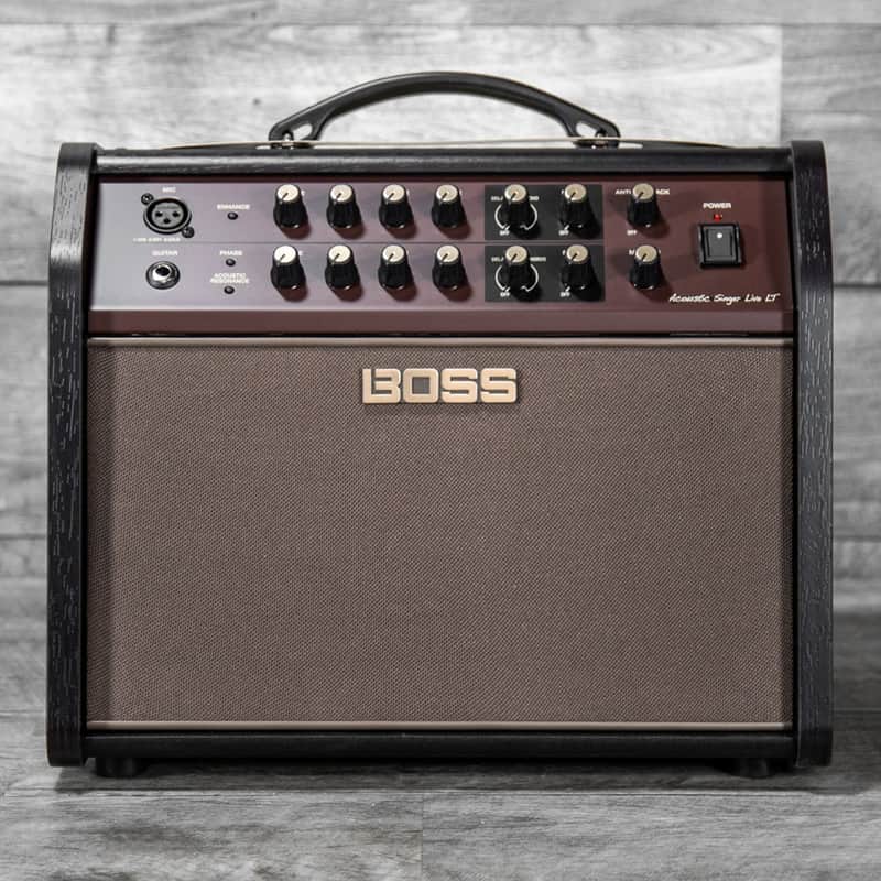 Photos - Guitar Amp / Cab BOSS ACS-LIVELT Brown 