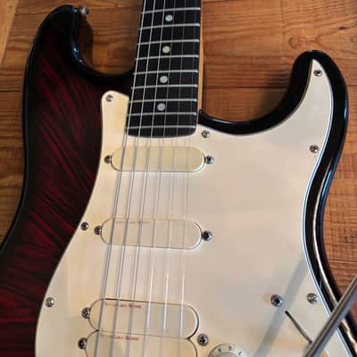 Fender Strat Plus Ultra Lace Sensors TBX Wilkinson Schallers 1991 - EXTREMELY RARE Firestorm Red image 4
