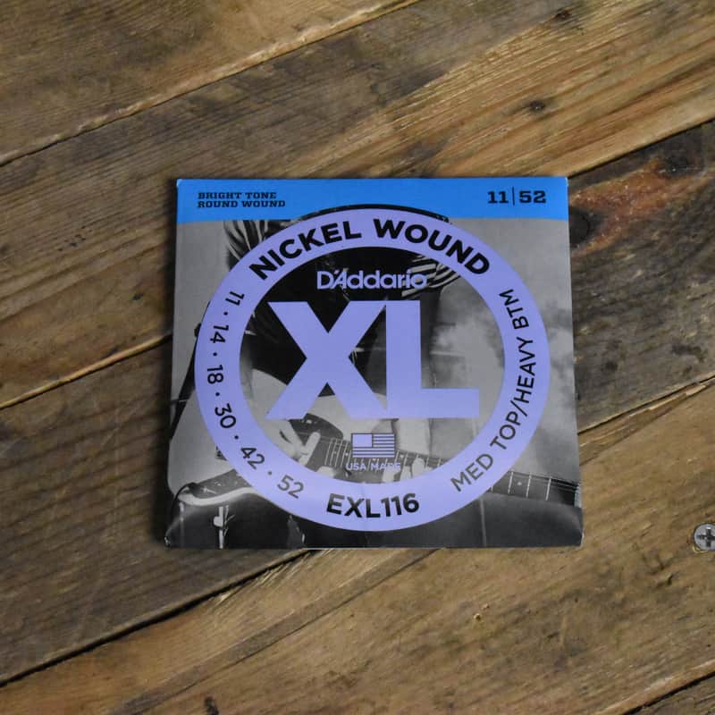 D'Addario EXL116 Hybrid Electric Guitar Strings 11-52 image 1