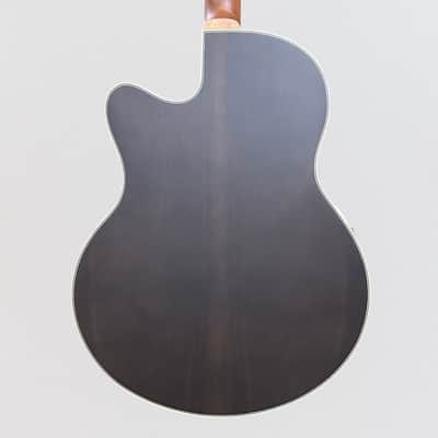 Warwick RockBass Alien Deluxe Hybrid Thinline 4 String Acoustic Electric Bass Guitar - Natural image 4