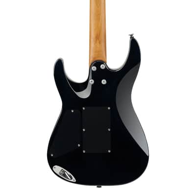 Charvel Pro-Mod Plus Dinky DK24 HSS 2PT EB QM - Ebony Fingerboard, Blue Curacao image 3