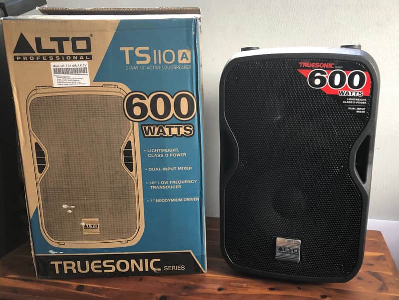 Alto Truesonic TS110A Active 600 WATT 2-WAY 10" Loudspeaker FRFR Axe FX image 1