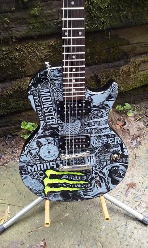 EPIPHONE Les Paul Special II Limited Edition MONSTER ENERGY | Reverb