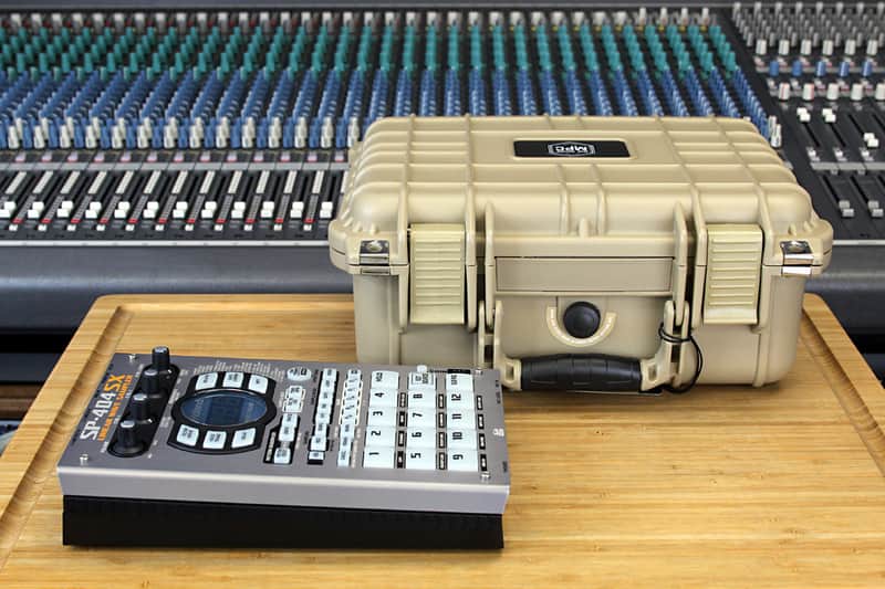 Tan SP-404/A/SX/MKII Hard Case Portable Storage | Roland, Rugged, Waterproof image 1